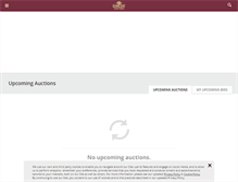 Tablet Screenshot of gamedayauctions.com